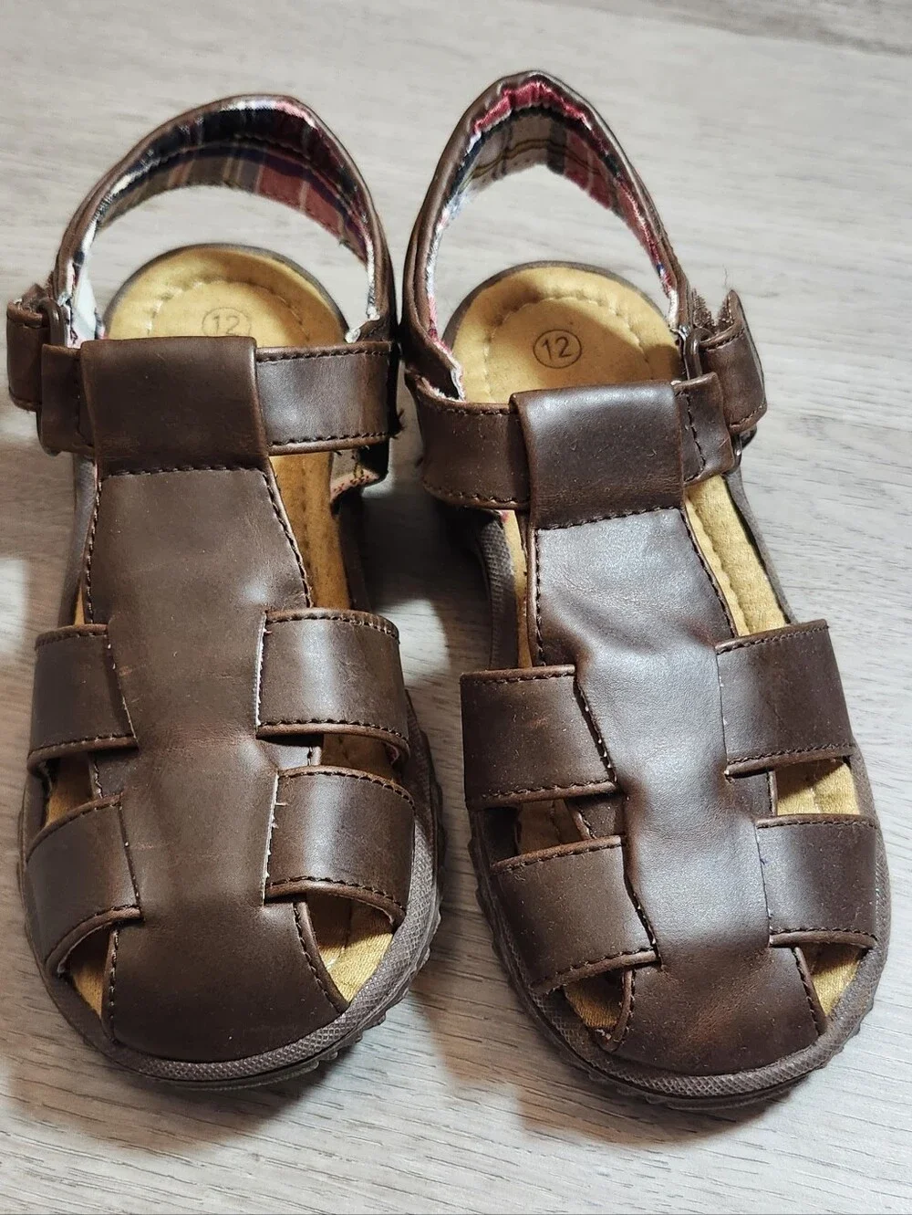 Buster Brown Brown Boys Fisherman Sandals